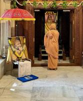 Jalabhisheka and Shodashopachar Puja at HH Shrimat Parijnanashram Swamiji III Sannidhi, Karla (2 March 2025)